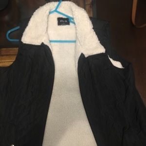Fleece lined vest